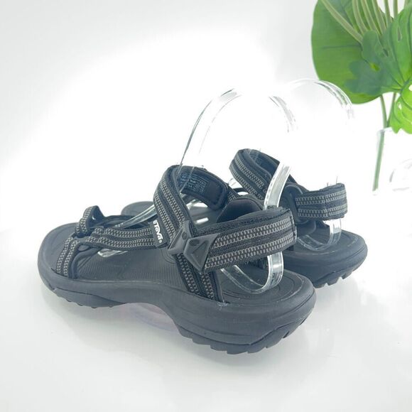 Teva Men's Terra Fi Sandal Size 7 Gray Black Outdoor Hiking Adjustable Comfy - Picture 7 of 14